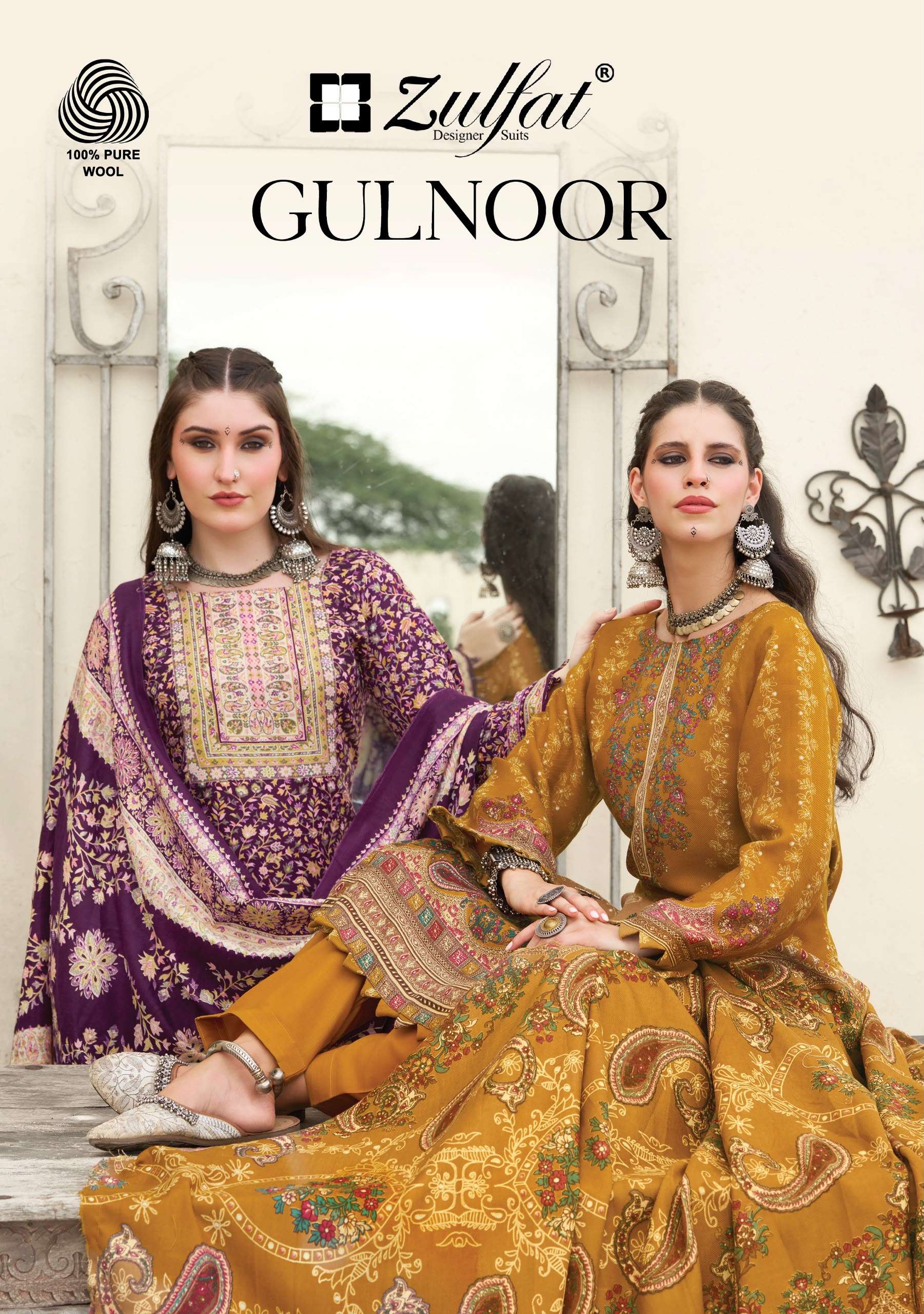 GULNOOR EXCLUSICE WOOLLEN COLLECTION BY ZULFAT DESIGNER SUITS